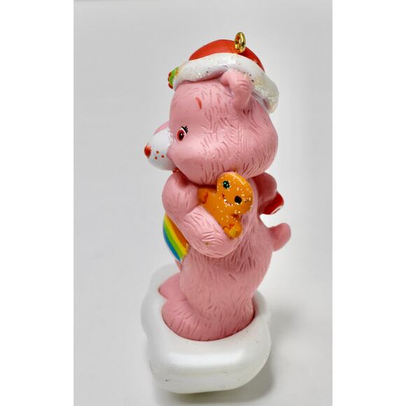 Care Bears Holiday Pink A Little Christmas Cheer Bear 2004 Holiday Ornament - Picture 2 of 5